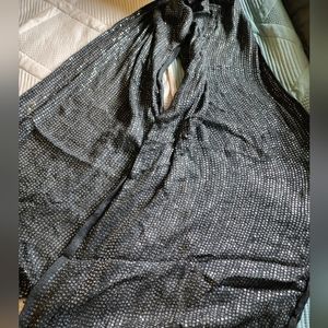 Black sequined scarf/wrap